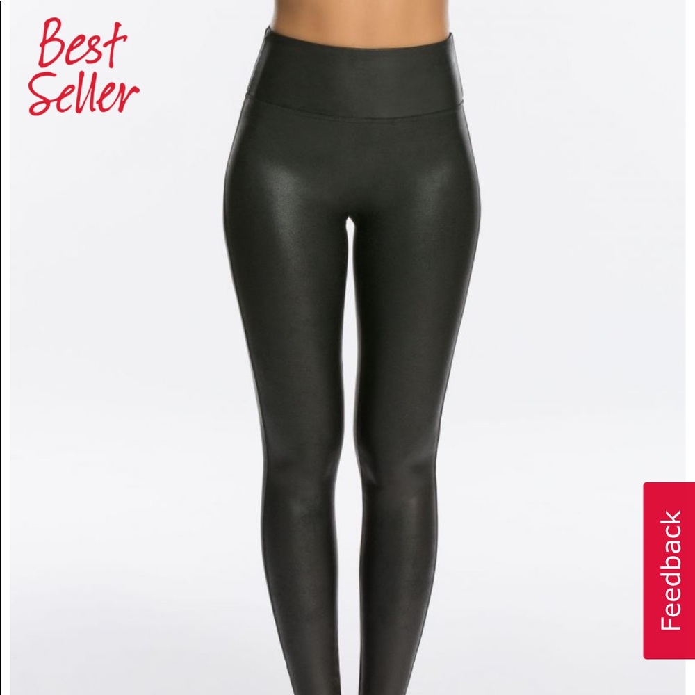 Spanx faux leather leggings